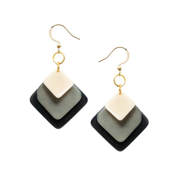Minerva Earrings: Purple Combo