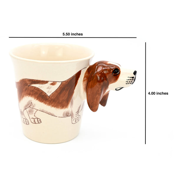 Basset Hound mug 10 oz