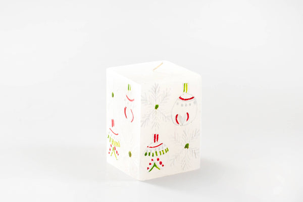 Whimsy Christmas Candle: Taper 9" Pair (8 hour burn time)