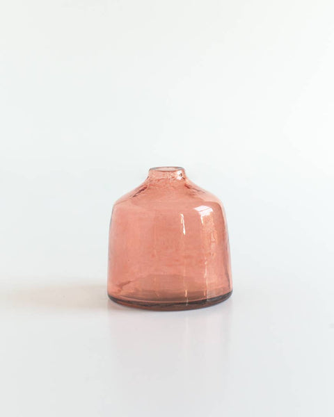 Bella Handblown Hammered Glass Bud Vase