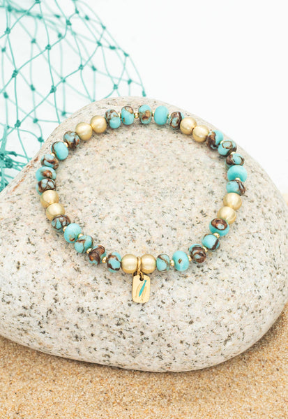 5 & 2 Bracelet Gold