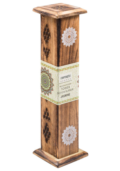 Namaste Scents Mango Wood Incense Tower With Sticks