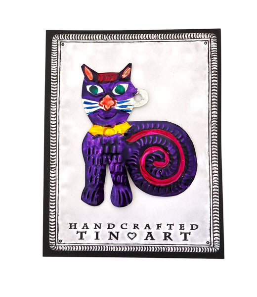 Tin Cat Ornament