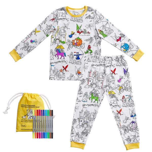 Color your own Fairytale Pajamas - DIY Craft Kit