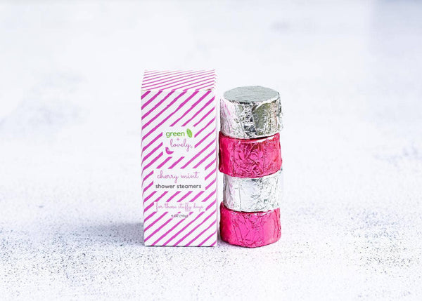 Shower Steamers, Cherry Mint /// Cold and Sinus Relief