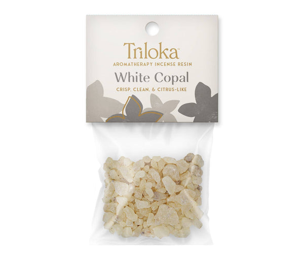 Triloka White Copal Resin - 30gm