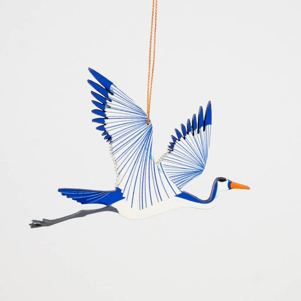 Heron Wood Ornament