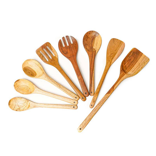 Teak Wood Cooking Utensils