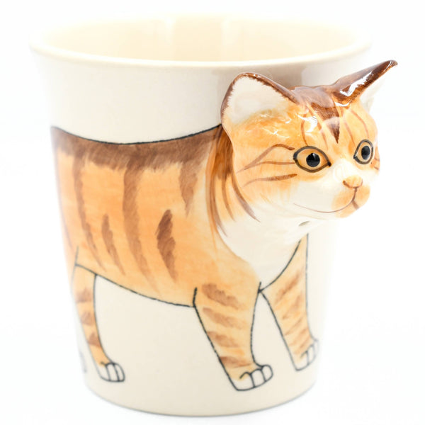 Orange Tabby Cat mug 10 oz