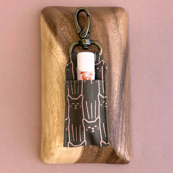 Lip Balm Bag - Cat Print