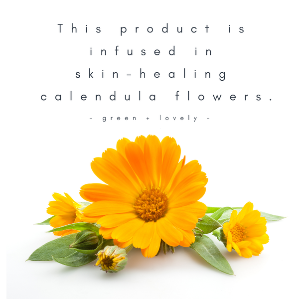 Herbal Calendula Salve, Organic {glass jar} - 1 oz