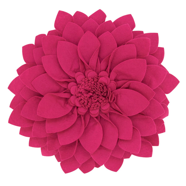 Felt Flower Pillow - Poly Filled