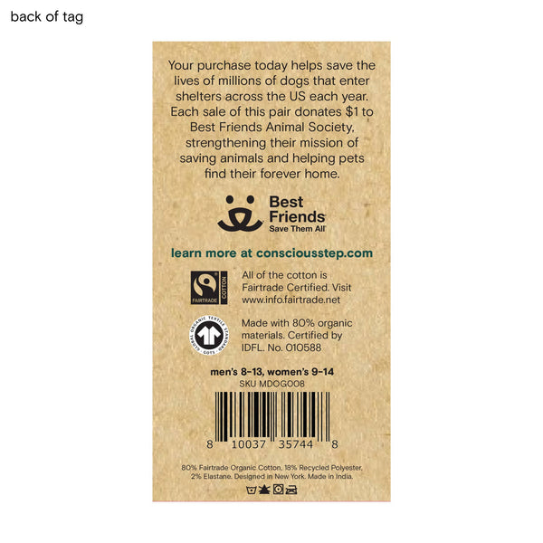 Socks that Save Dogs -Blue Golden Retrievers/ Medium