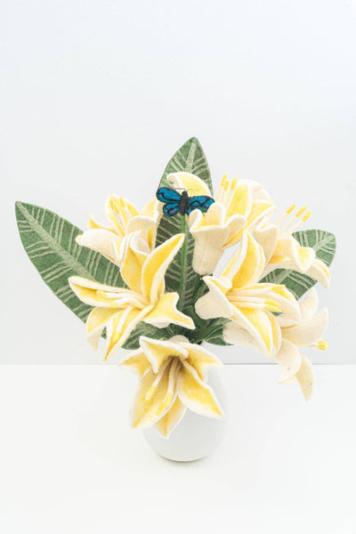 Felt Accent Stem Butterfly