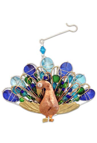 Pretty Peacock Ornament