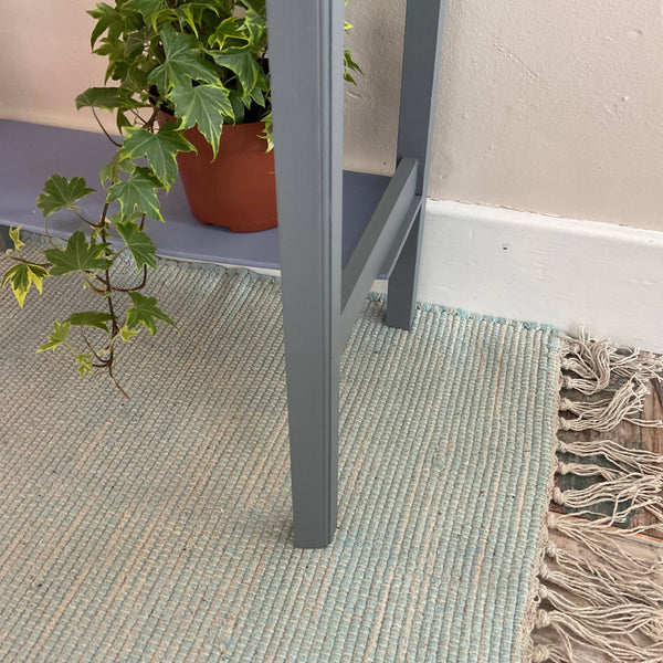 HUSH Hand Loomed Soft Cotton Rug in Muted Colours