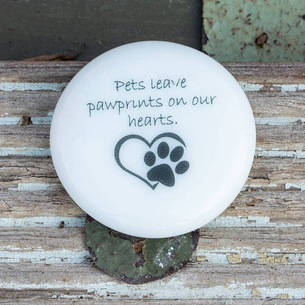 Pet Grief Memorial Imprinted Glass Word Stones