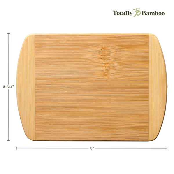 Small Bamboo Cutting Board, 8" Bar Board for Prep & Serving