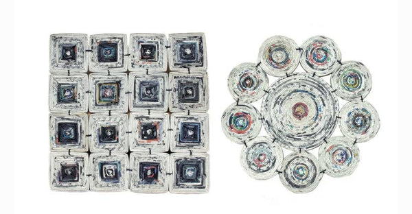 Recycled Paper Trivets by the Lao Disabled Women's Center