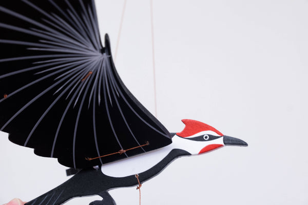 Woodpecker Bird Flying Mobile
