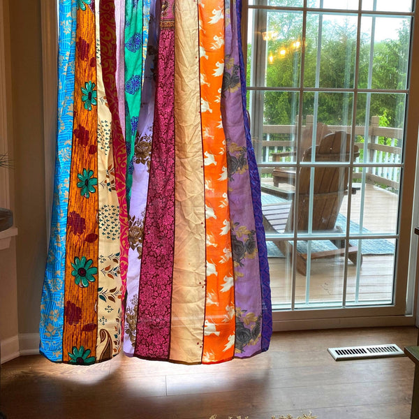 Recycled Sari Curtains