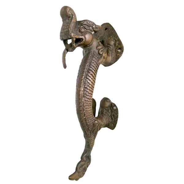 Dragon Brass Door Handle