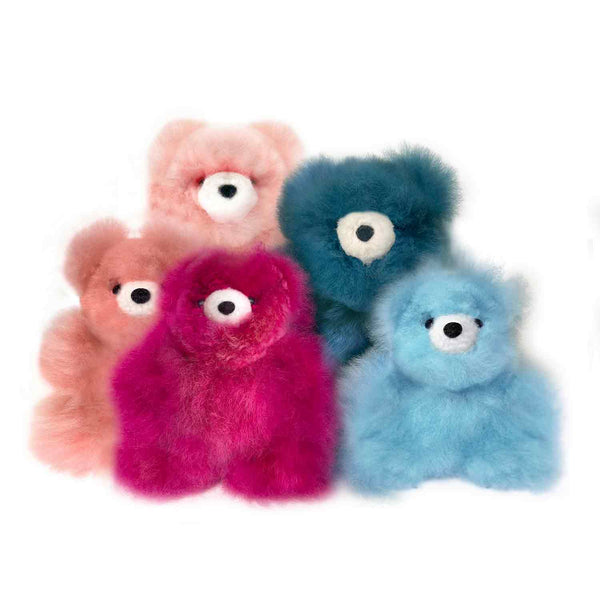 Fantasy Color Alpaca Plushie | 7" Bear | Pink