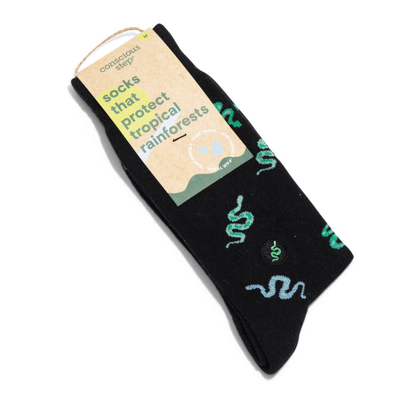 Socks that Protect Tropical Rainforests (snakes)-Medium