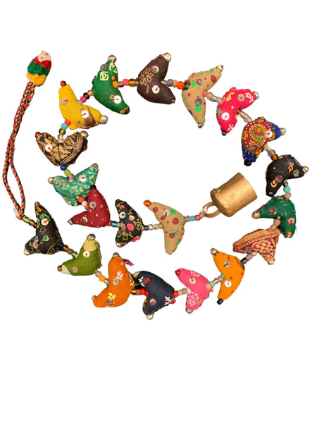 Colorful Prosperity Hens / Wall Hanging / Home Decor