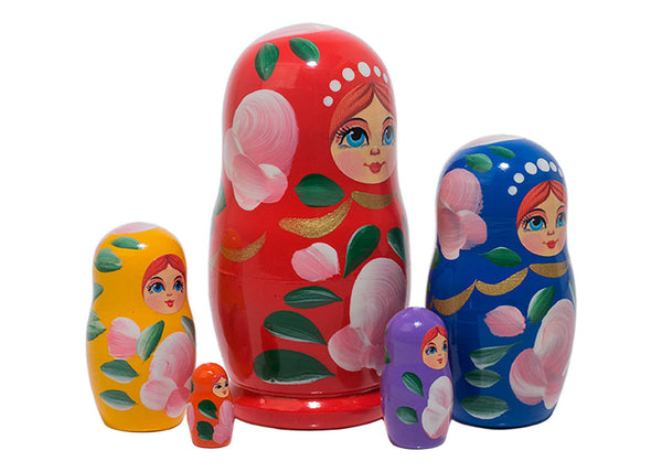 Art Nesting Doll "Rainbow" 5pc./4"