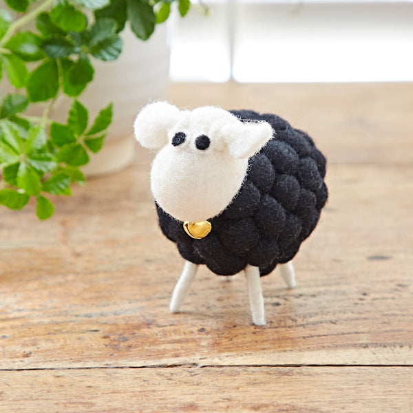 Felt Sheep Ornament - Handmade