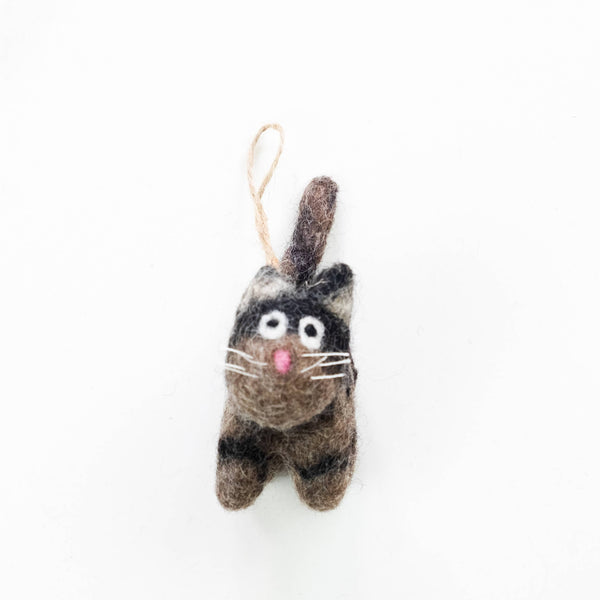 Little Felt Cat Ornaments