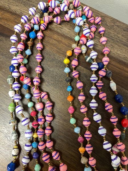 Rolled Paper Necklace