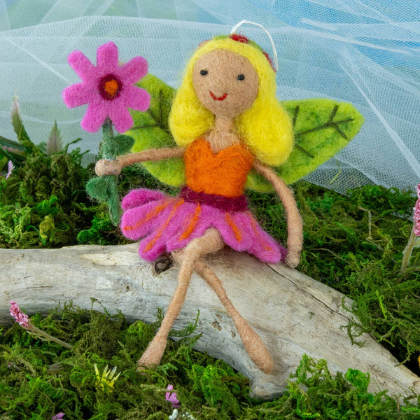 Ornament: Cosmos Flower Fairy