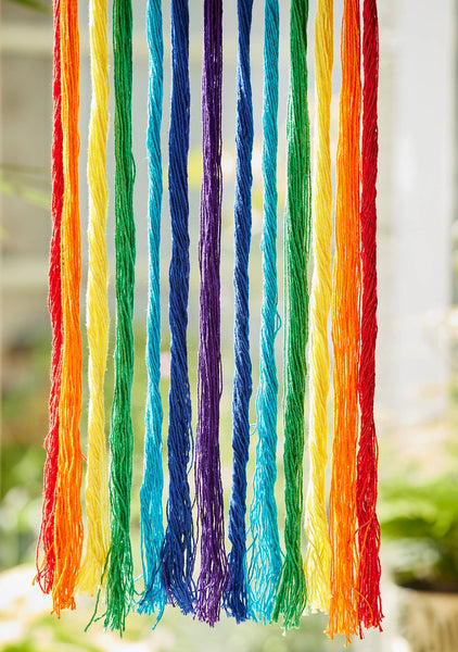 Rainbow Natural Rattan Hanging Decoration