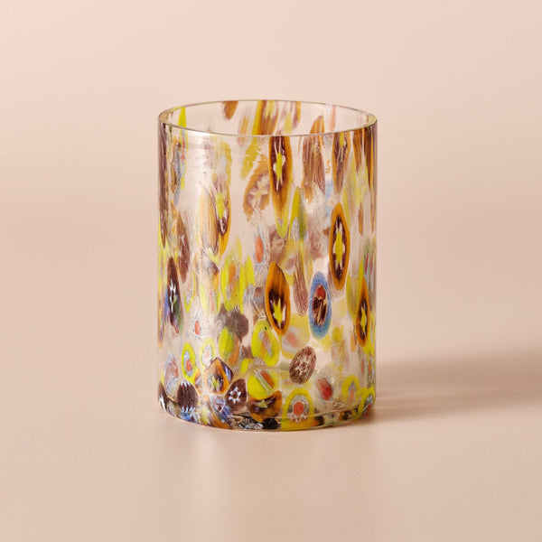 Confetti Cheena Glass Tumbler - 8 oz