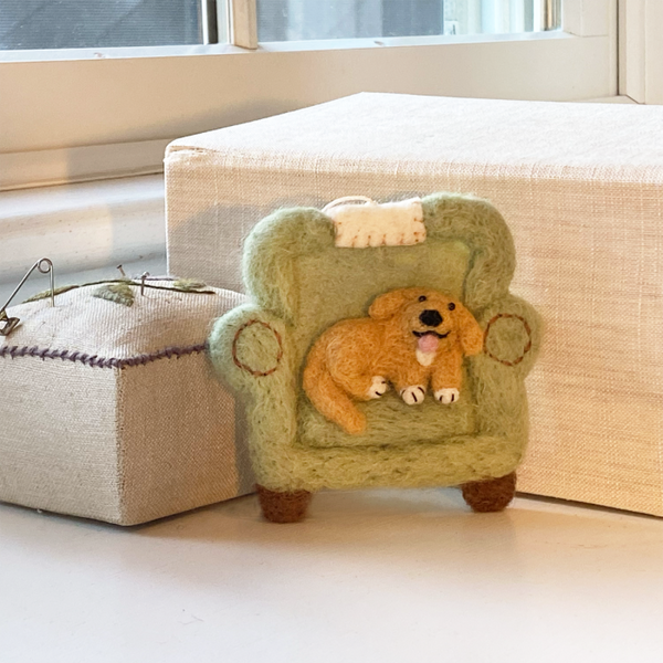 Snuggle Pup Ornament