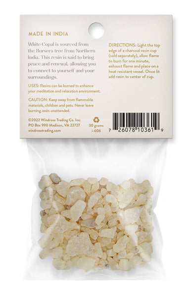 Triloka White Copal Resin - 30gm