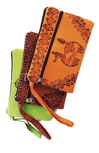 Cotton Clutch Bag