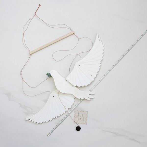 Peace Dove Flying Bird Mobile