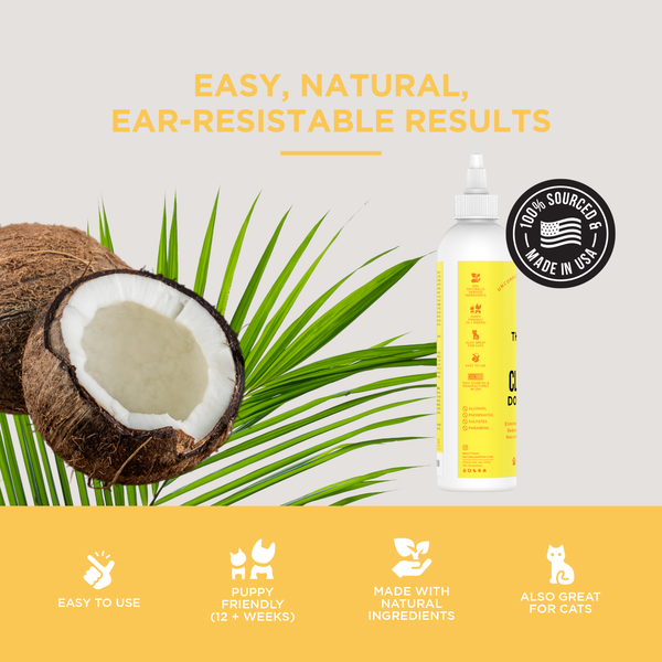 The Only Ear Cleaner Dogs Need: 3 ounce