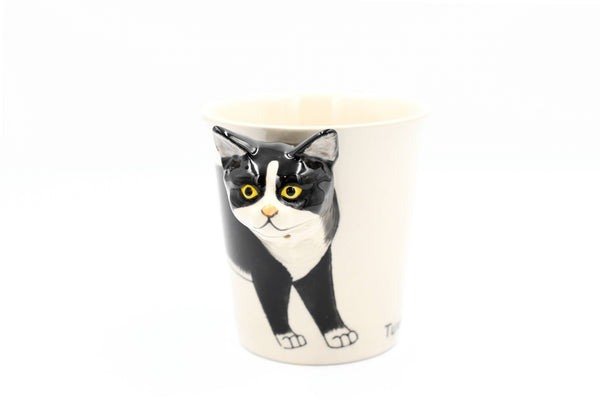 Tuxedo Cat mug 10 oz