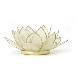 Gemstone Capiz Lotus - Pearl