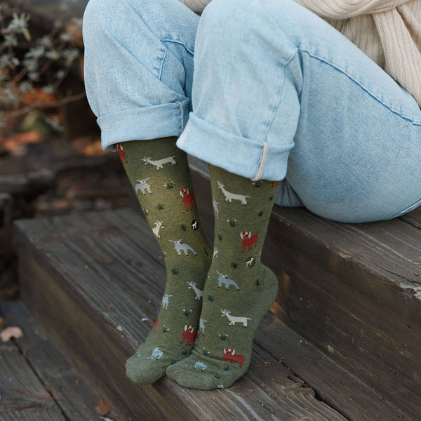 Socks that Save Goats | Gifts for Farm Animal Lovers: Small