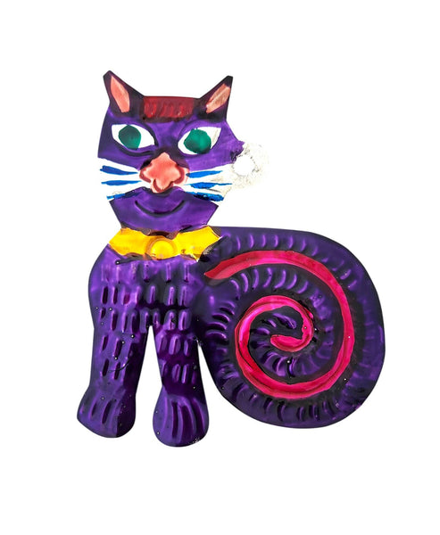 Tin Cat Ornament