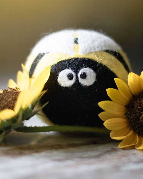 Bee Trio Eco Wool Dryer Balls - Set of 3