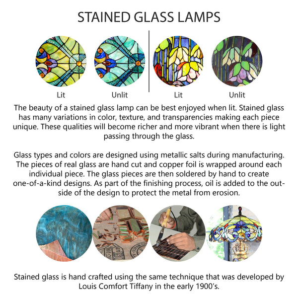 12"H Sunflower Blossoms Candlestick Accent Lamp