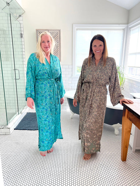Repurposed Sari Robe