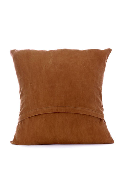 Mudcloth Brown Arrow Print Cotton Pillow Cover