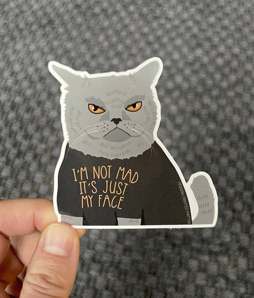 Not Mad Sticker